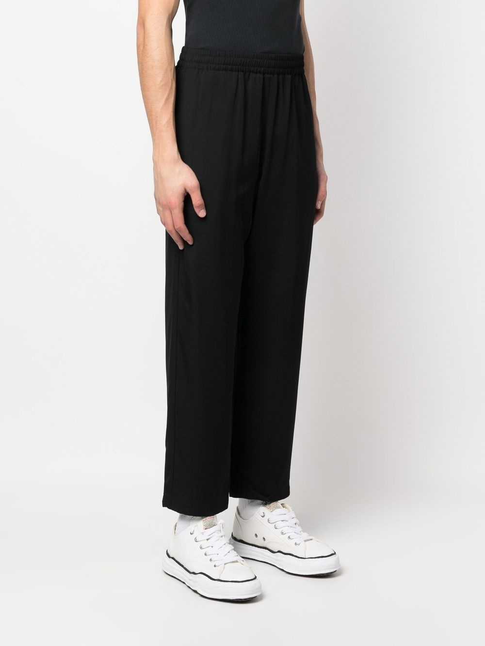 mid-rise straight-leg trousers - 3