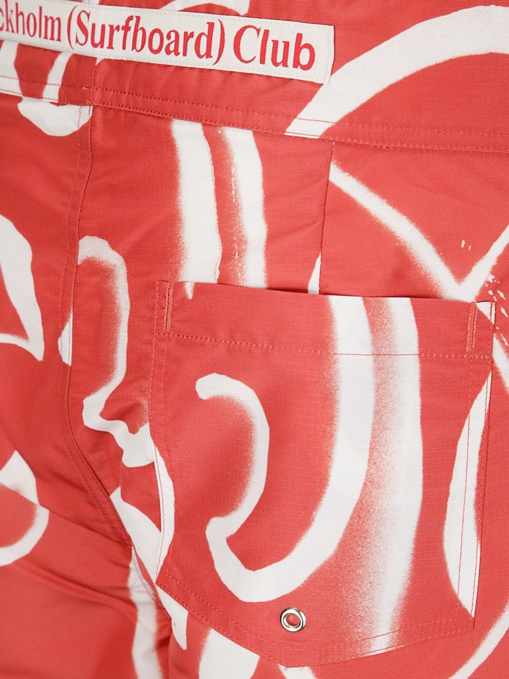 lace-up print shorts - 3