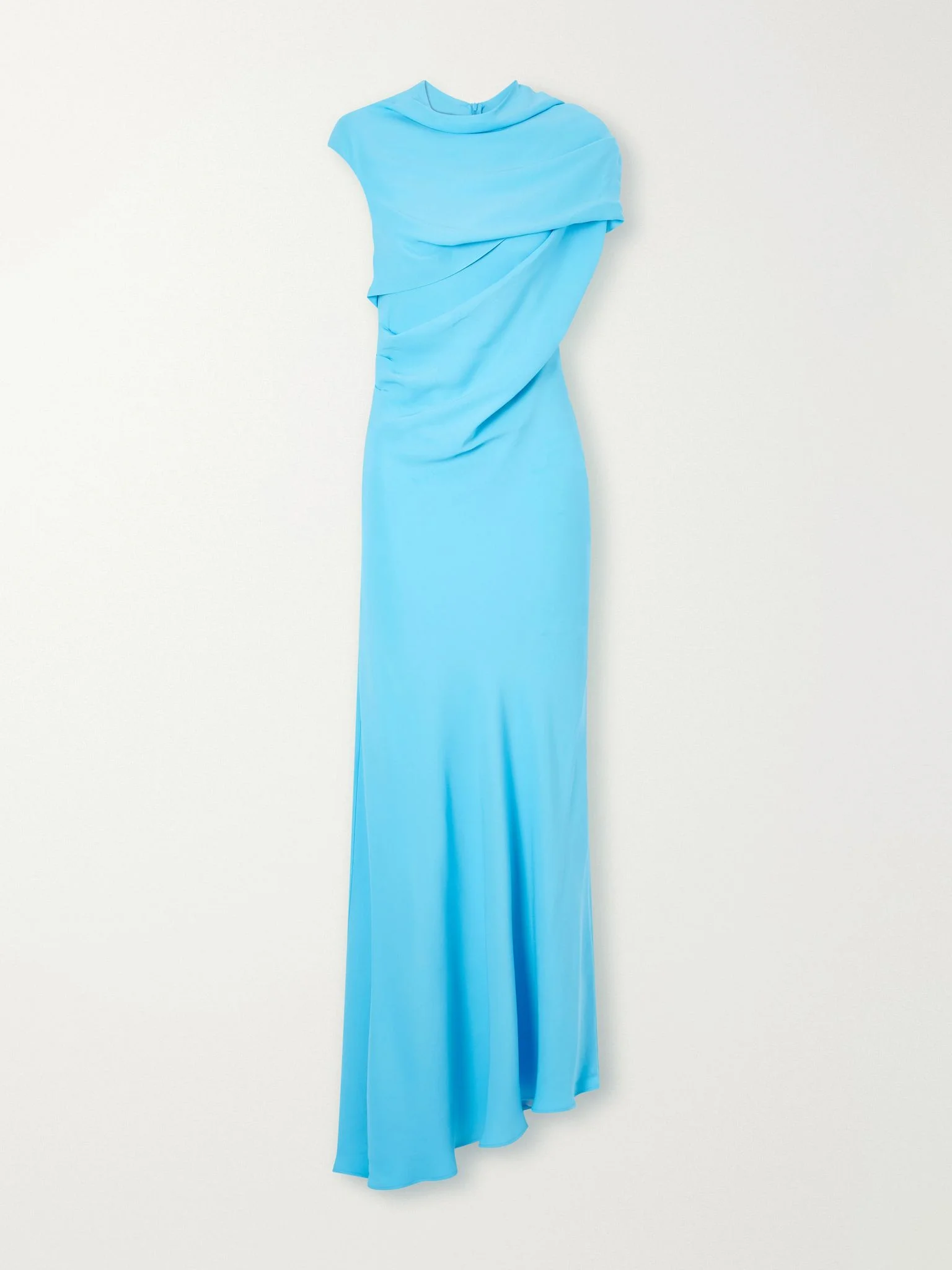 Ara draped stretch-jersey maxi dress Turquoise - 1