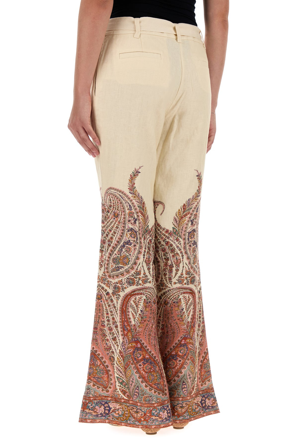 Printed linen Rhiannon pant - 4