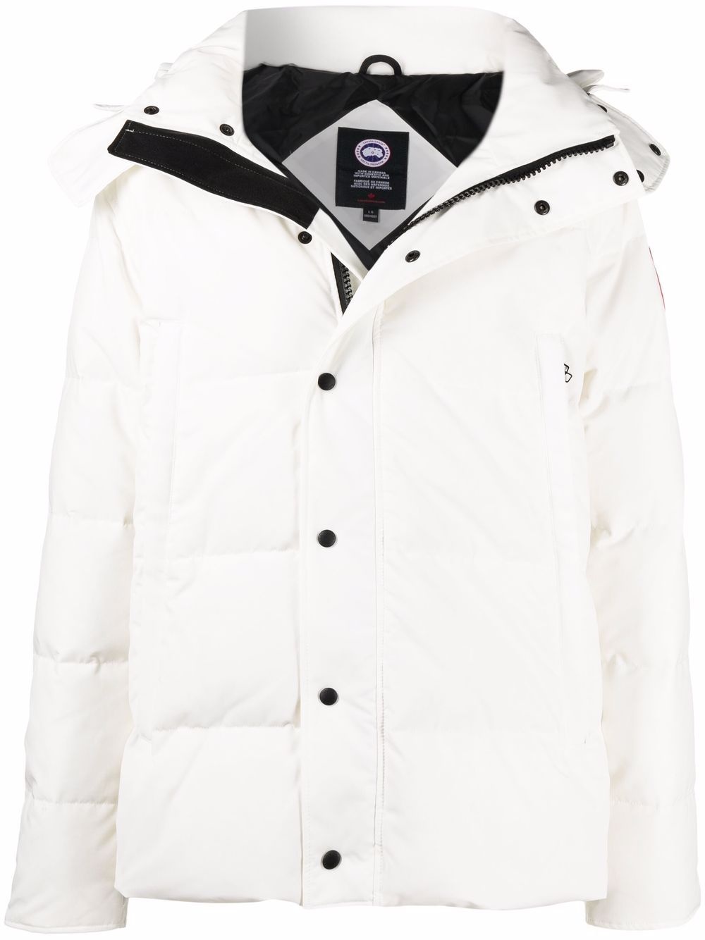 white padded coat - 1