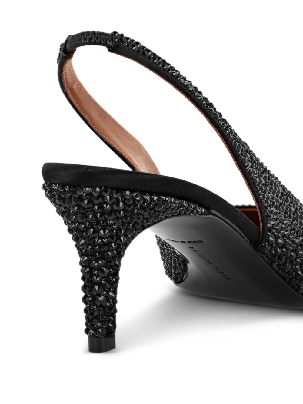 55mm sllingback mix strass pumps - 4