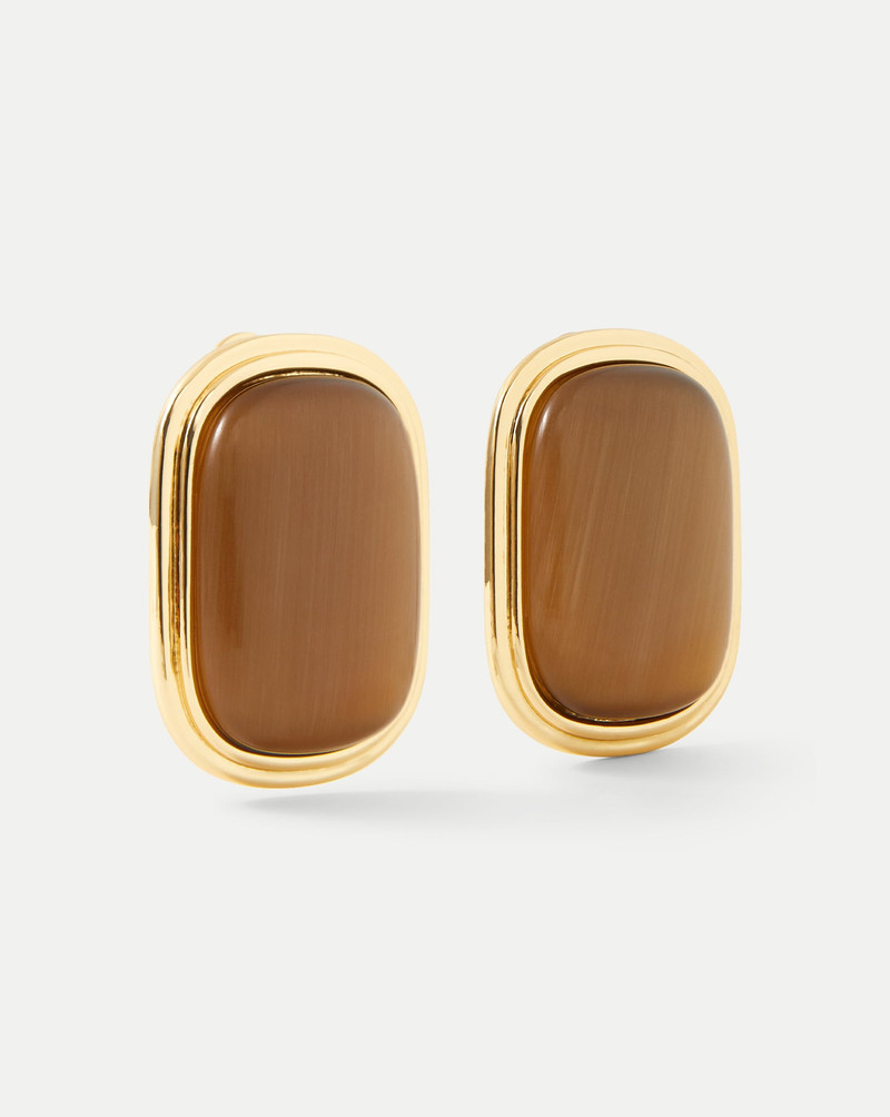 VERONICA BEARD CAT’S EYE STONE EARRING outlook