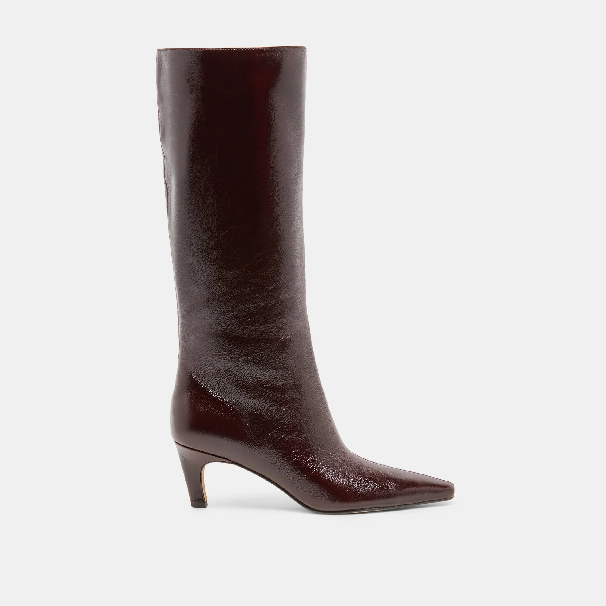 JAZMIN BOOTS BLACK CHERRY LEATHER - 1