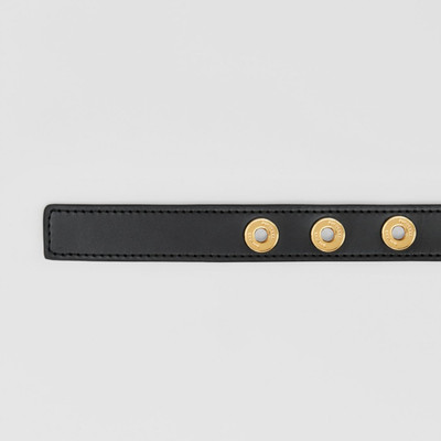 Burberry Logo Graphic Leather Belt outlook