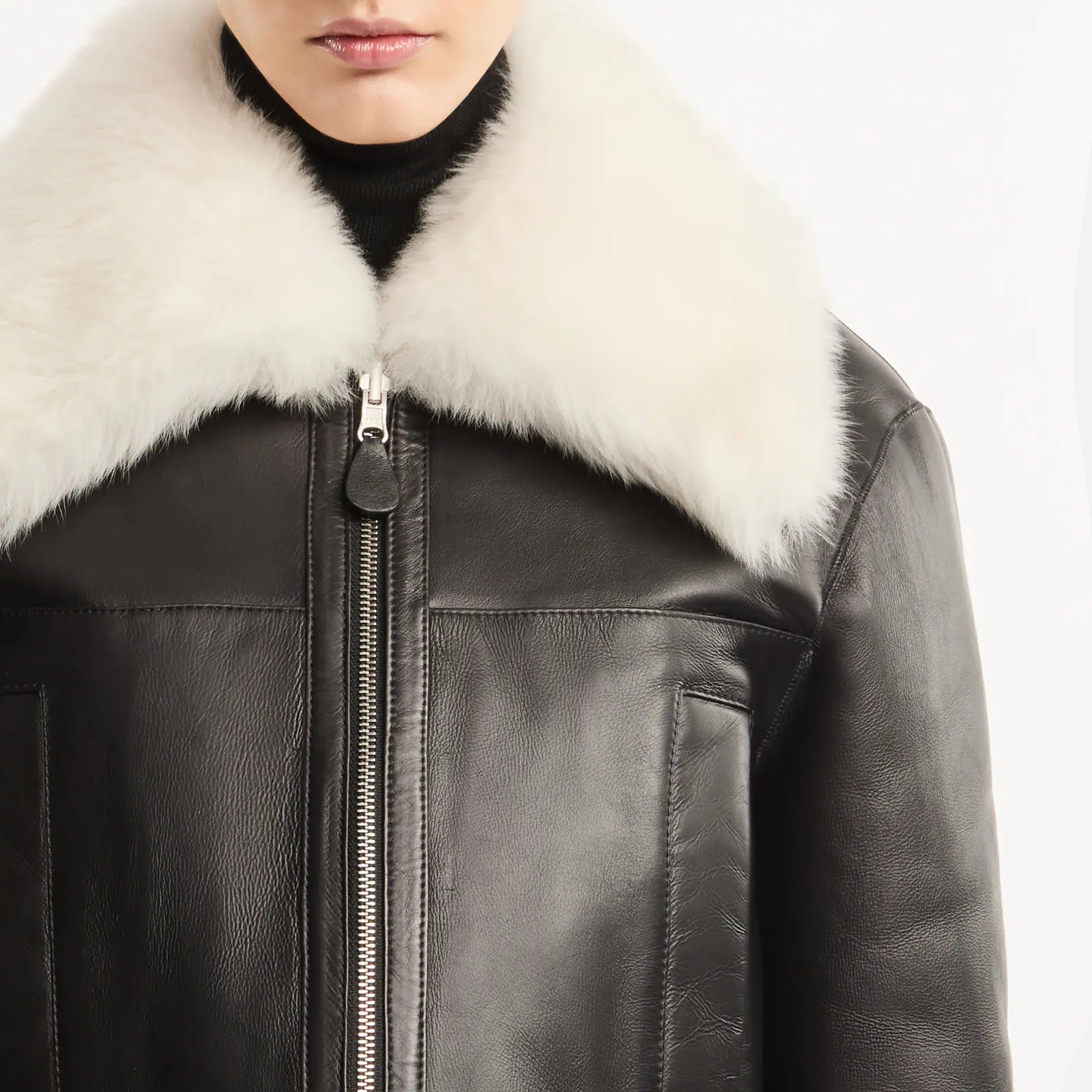 Reversible Jacket in shearling - 9