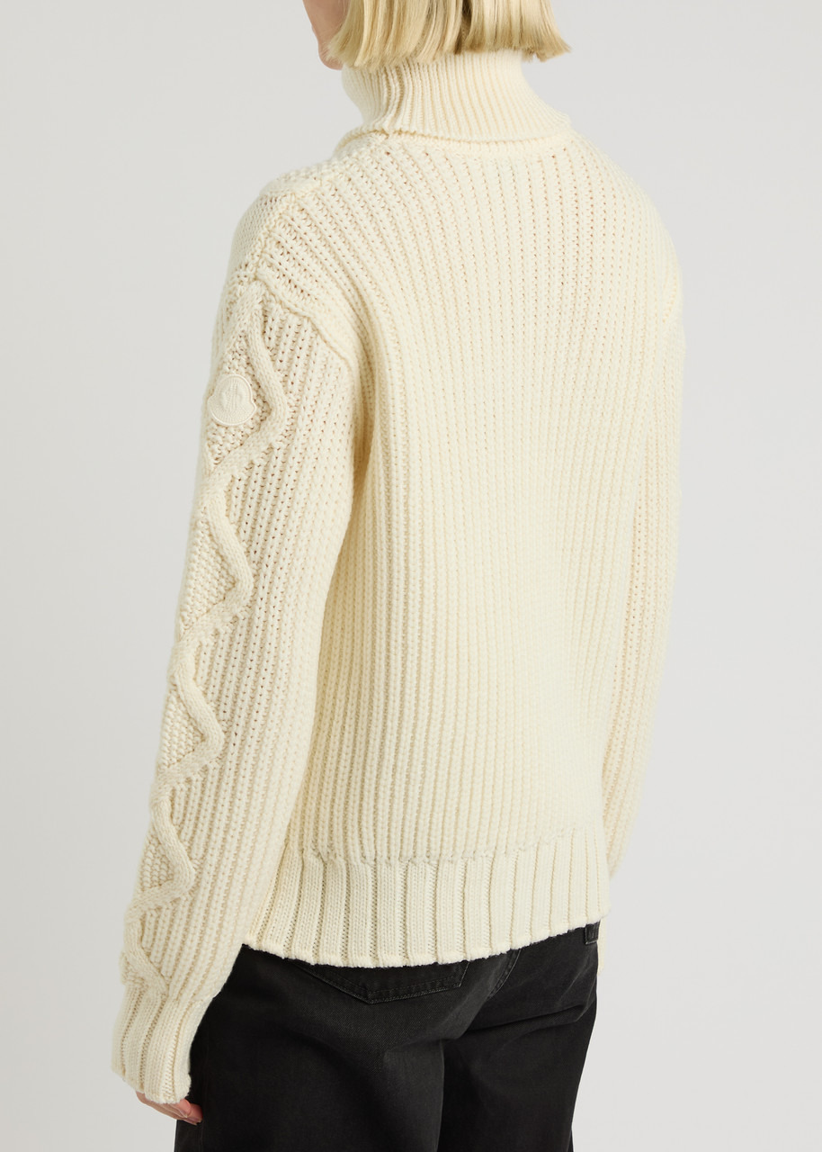 Moncler Dolcevita Cable-knit Wool Jumper - 3