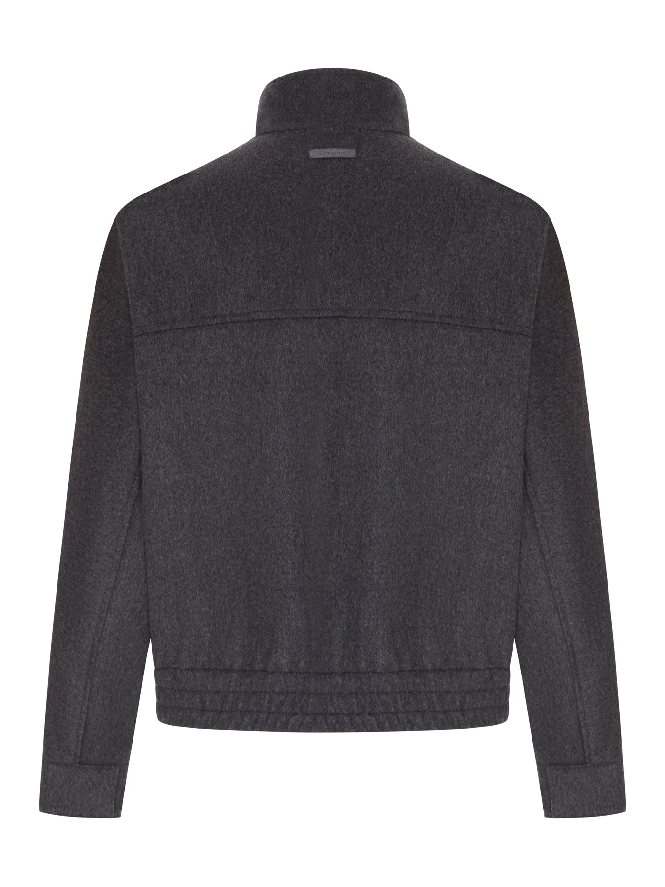 LORO PIANA FABRIC BLOUSON WITH HIGH COLLAR - 1