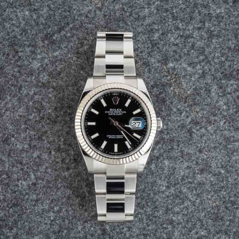 Rolex Datejust 41 Ref 126334 Black Dial Oyster Band - 6
