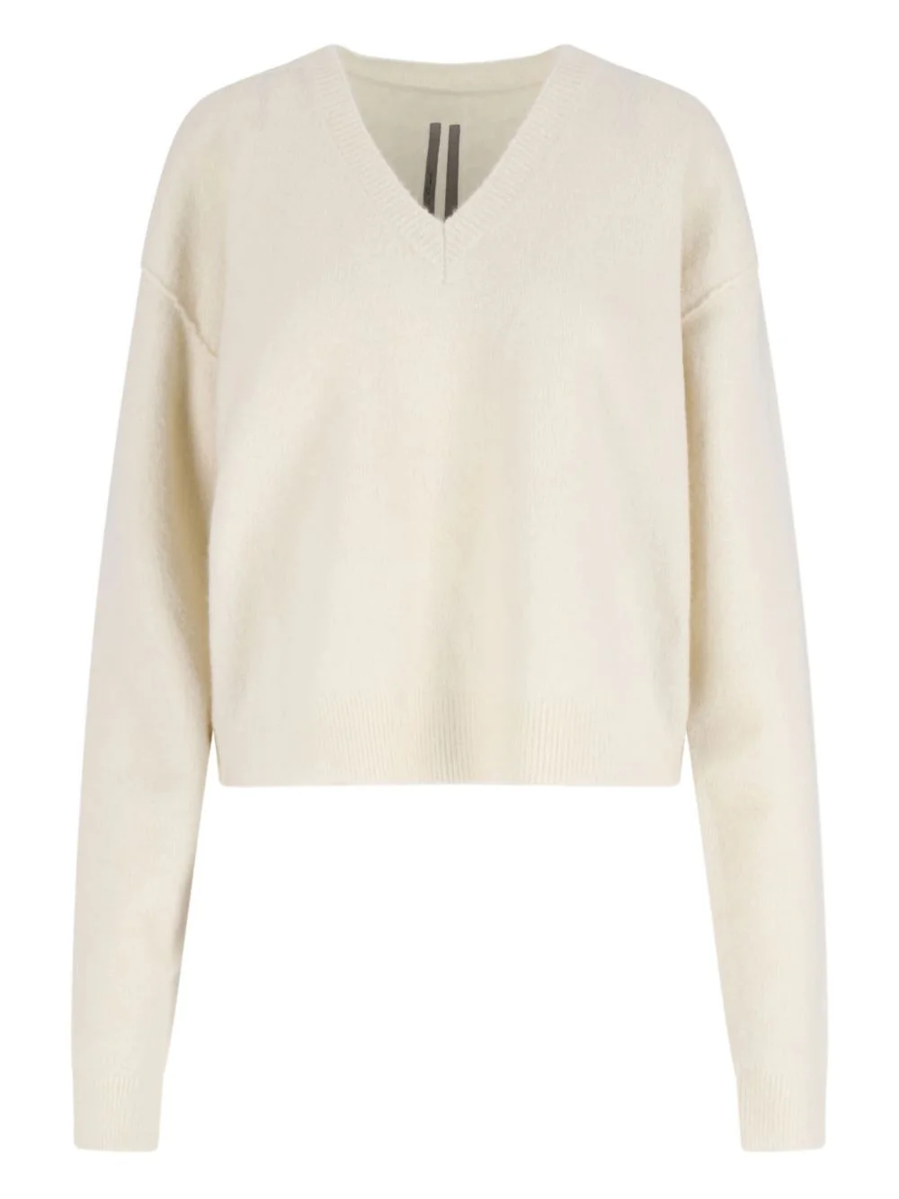 V-neck alpaca wool sweater - 1