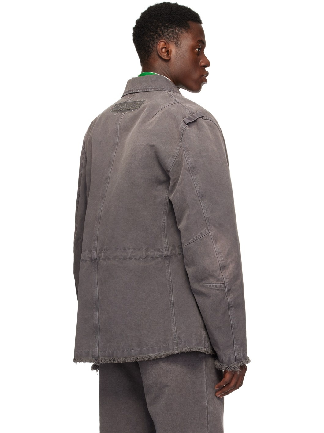 Gray Overdyed Jacket - 3