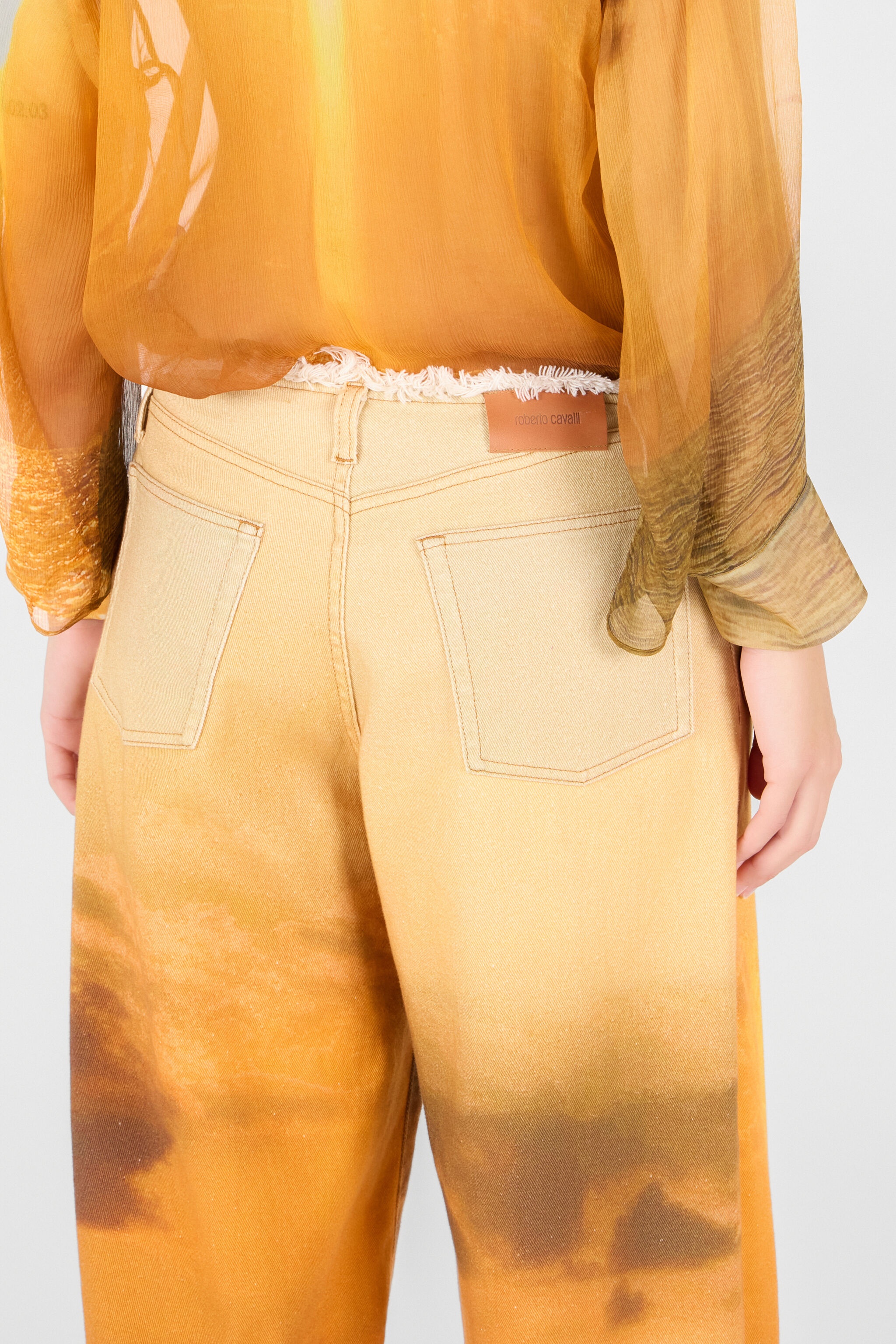 Sunset Print Denim - 7