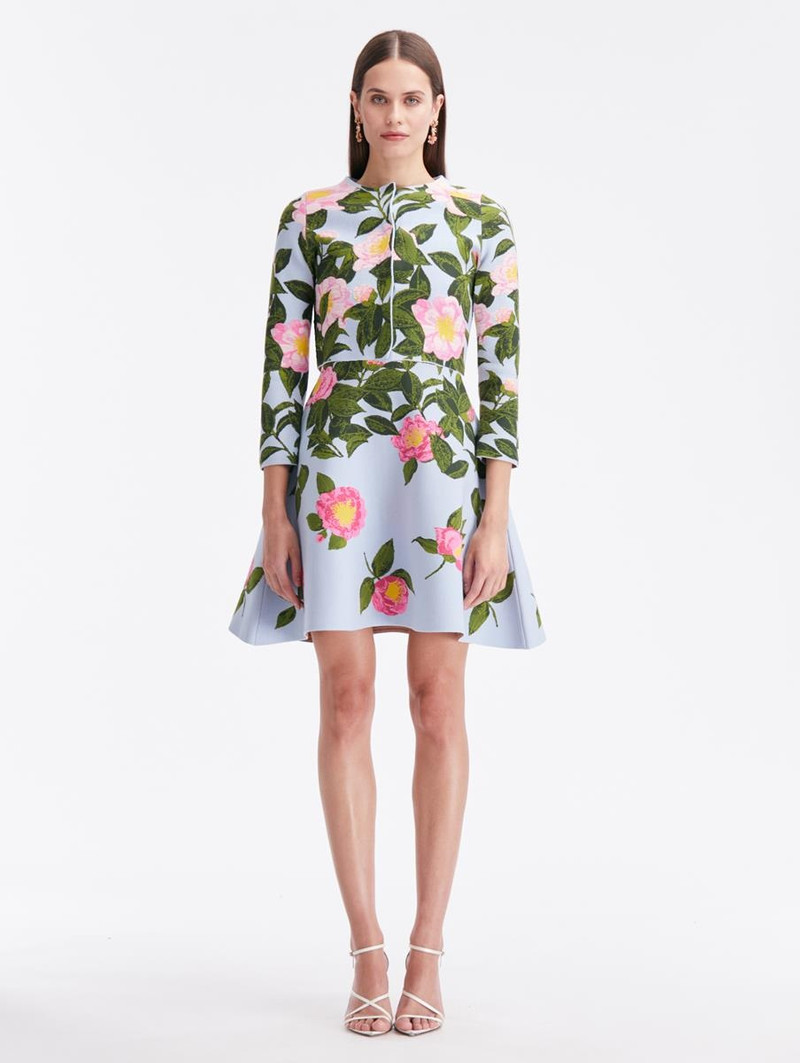 Oscar de la Renta CAMELLIA JACQUARD CARDIGAN outlook