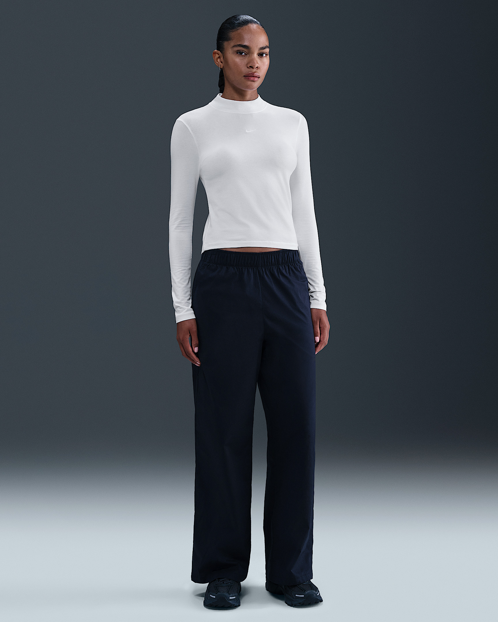 Nike Sportswear Chill Knit Women's Slim Long-Sleeve Mock-Neck T-Shirt - 4