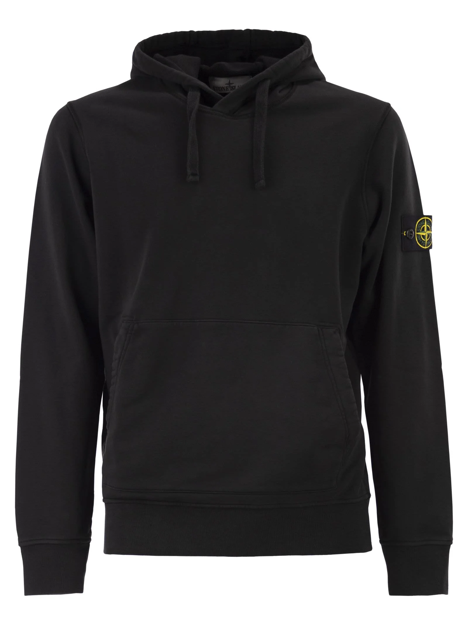 Stone Island Men Regular Fit Sweatshirt With Hood And Kangaroo Pocket - 1