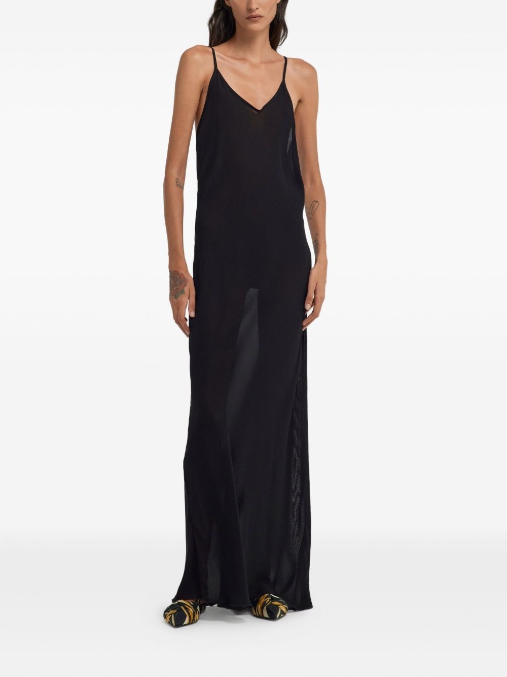 sleeveless maxi dress - 2