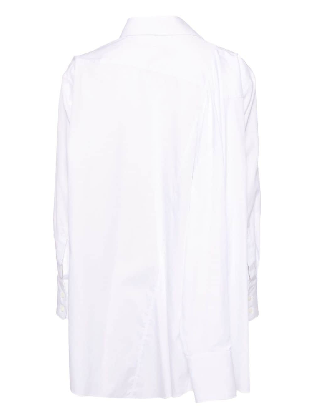 asymmetric cotton shirt - 2
