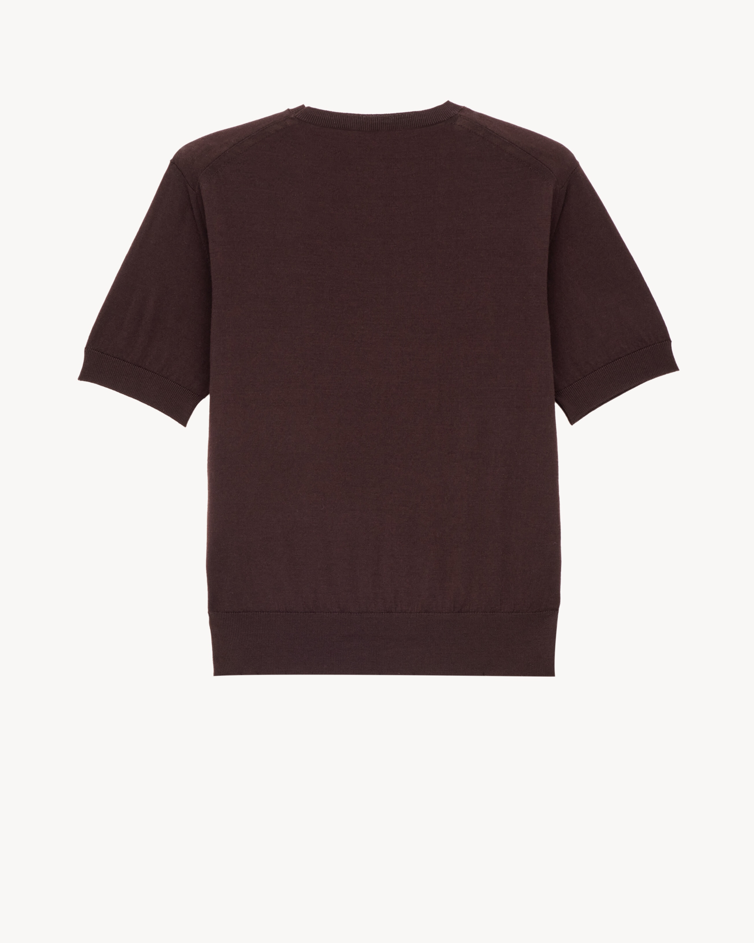 T-SHIRT SWEATER IN WOOL - 2