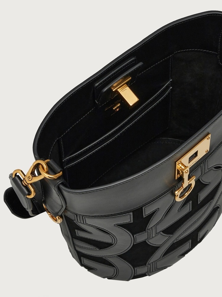 FERRAGAMO STUDIO BUCKET BAG - 5