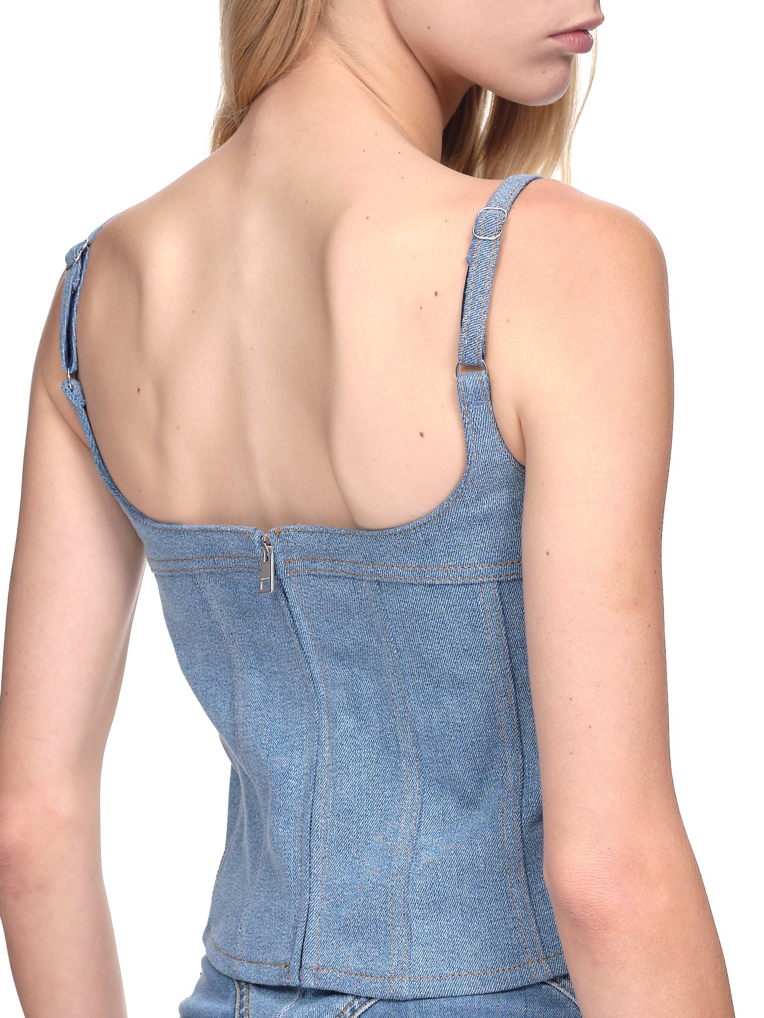 Illusion Denim Corset - 5