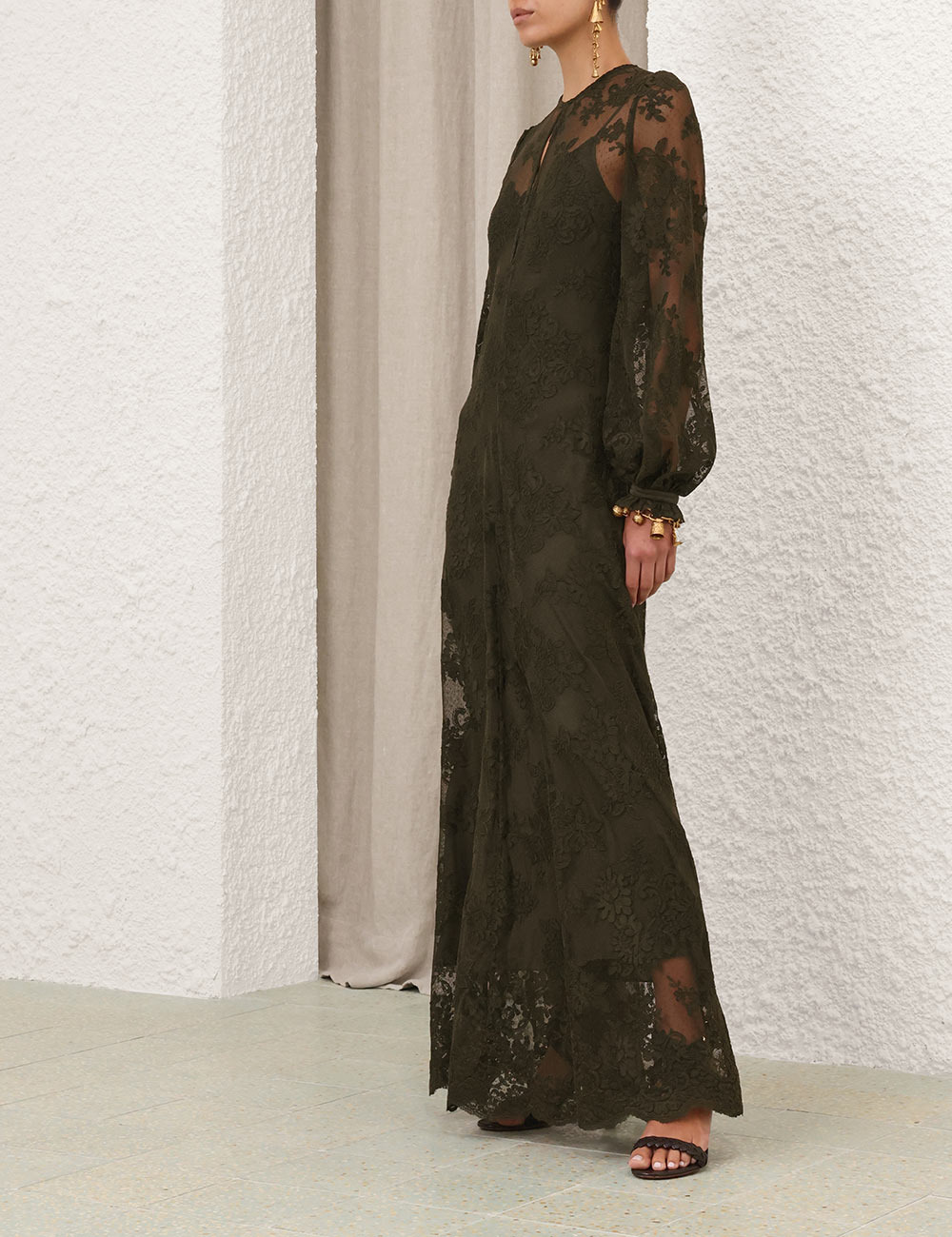 MEMENTO LACE MAXI DRESS - 3