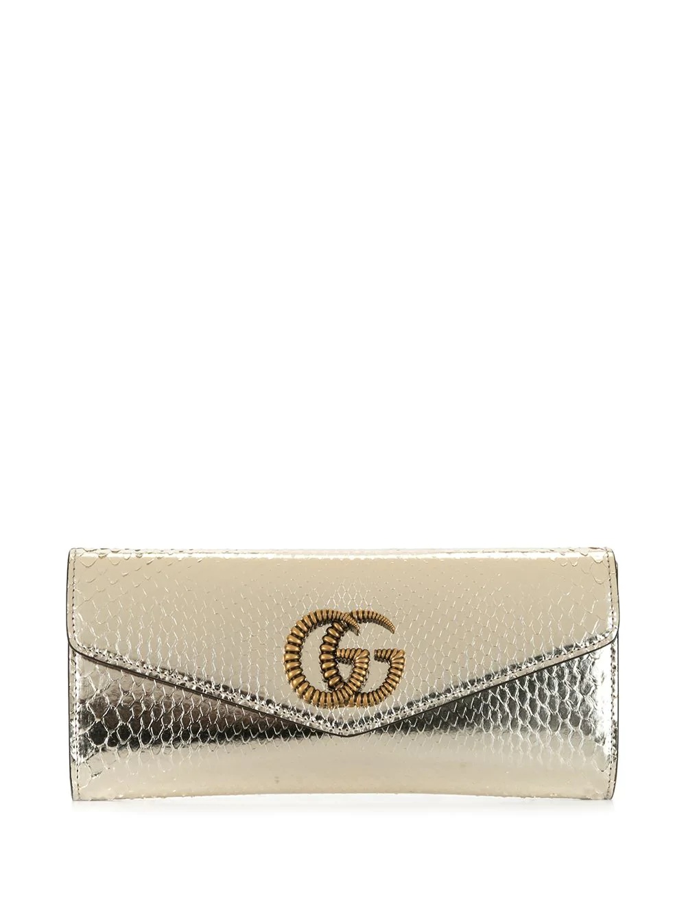 Broadway metallic clutch bag - 1