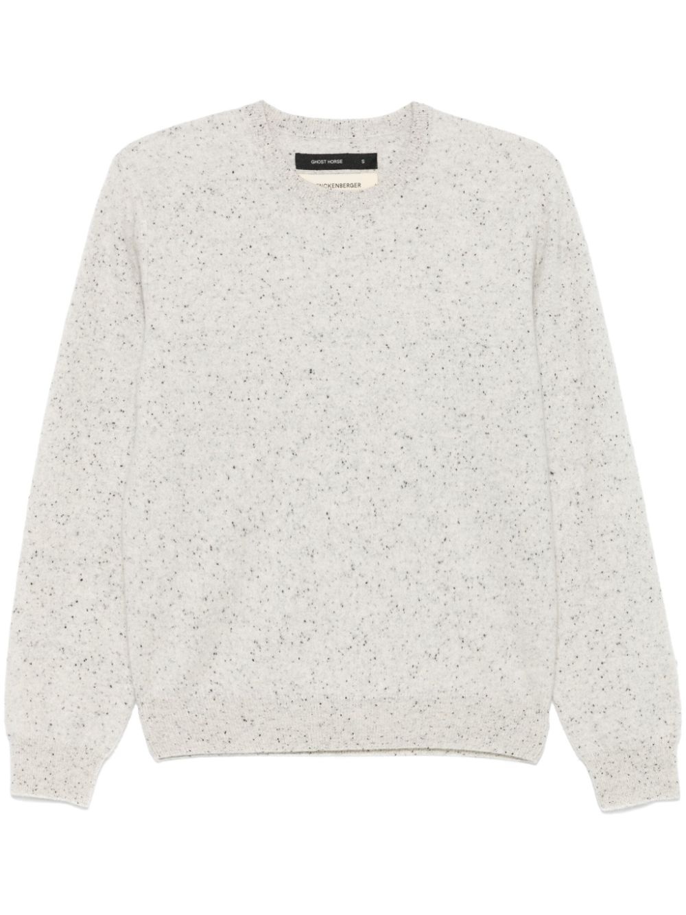 speckle-knit sweater - 1
