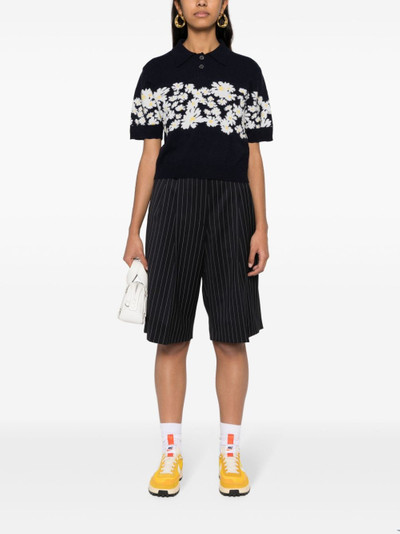 MSGM pinstripe tailored shorts outlook