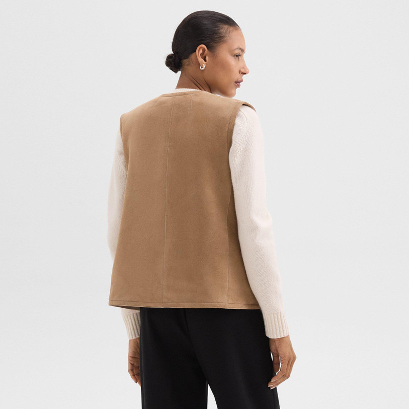 Reversible Vest in Shearling 3