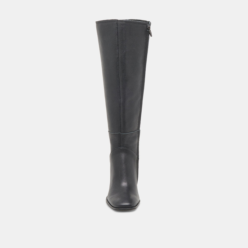 FYNN WIDE CALF BOOTS ONYX LEATHER 11
