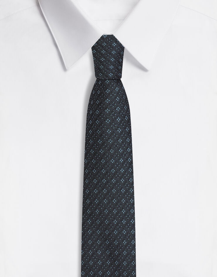 6-cm silk jacquard blade tie - 1