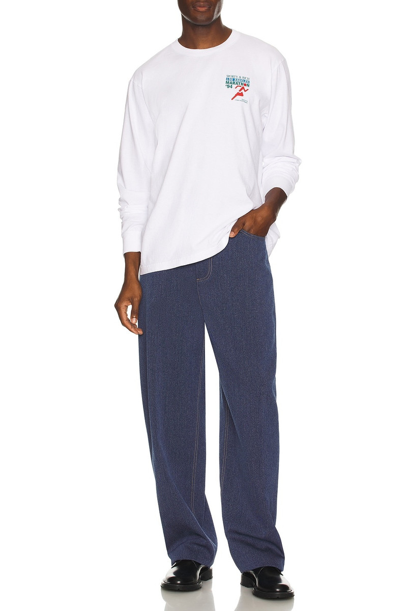 Sporty & Rich LA Marathon Longsleeve Tee outlook