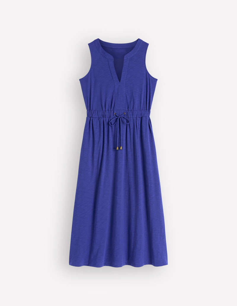 Delphine Midi Sleeveless Dress-Sapphire Blue 1