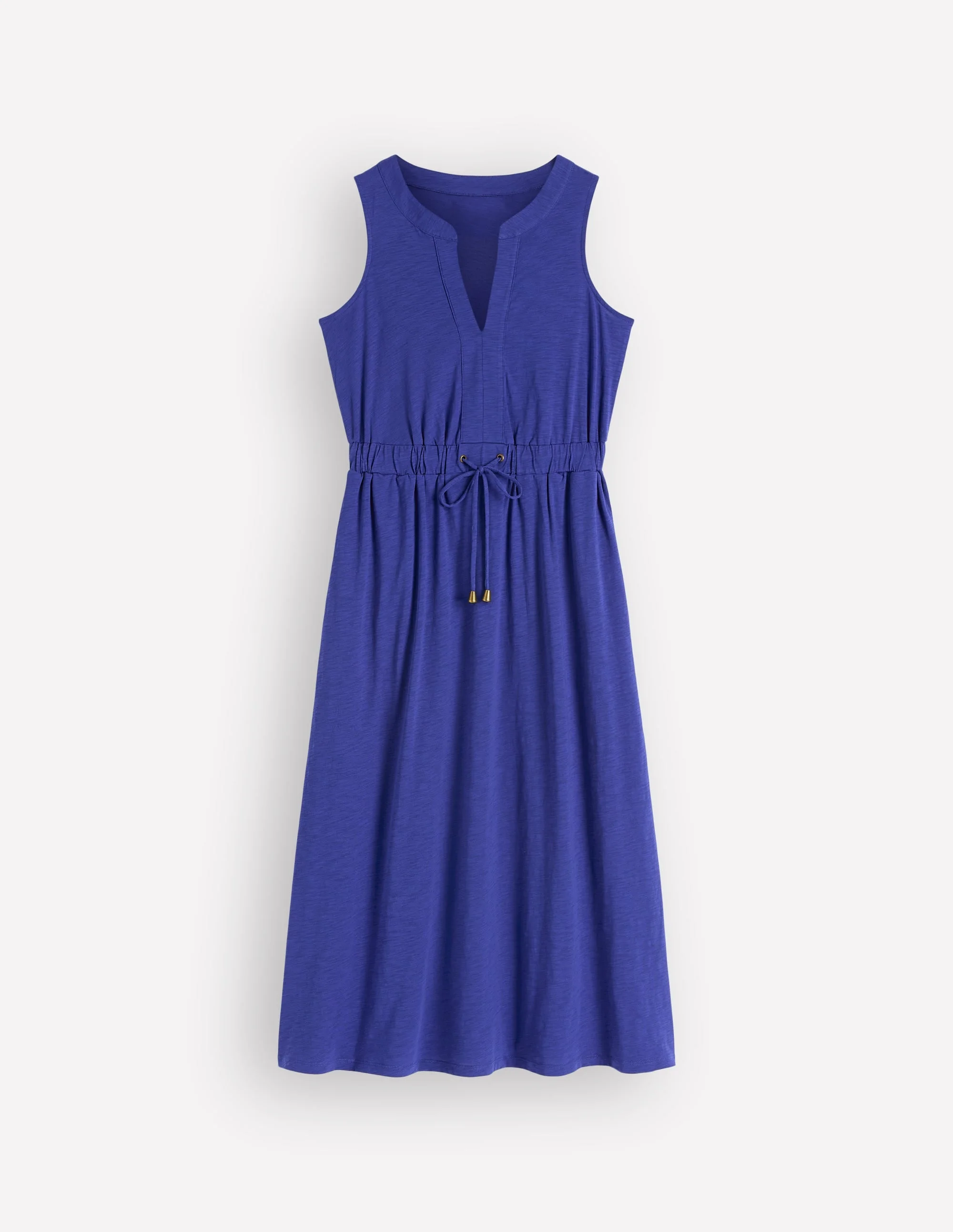 Delphine Midi Sleeveless Dress-Sapphire Blue - 1