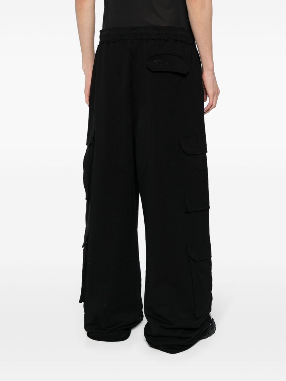 cargo cotton track pants - 5