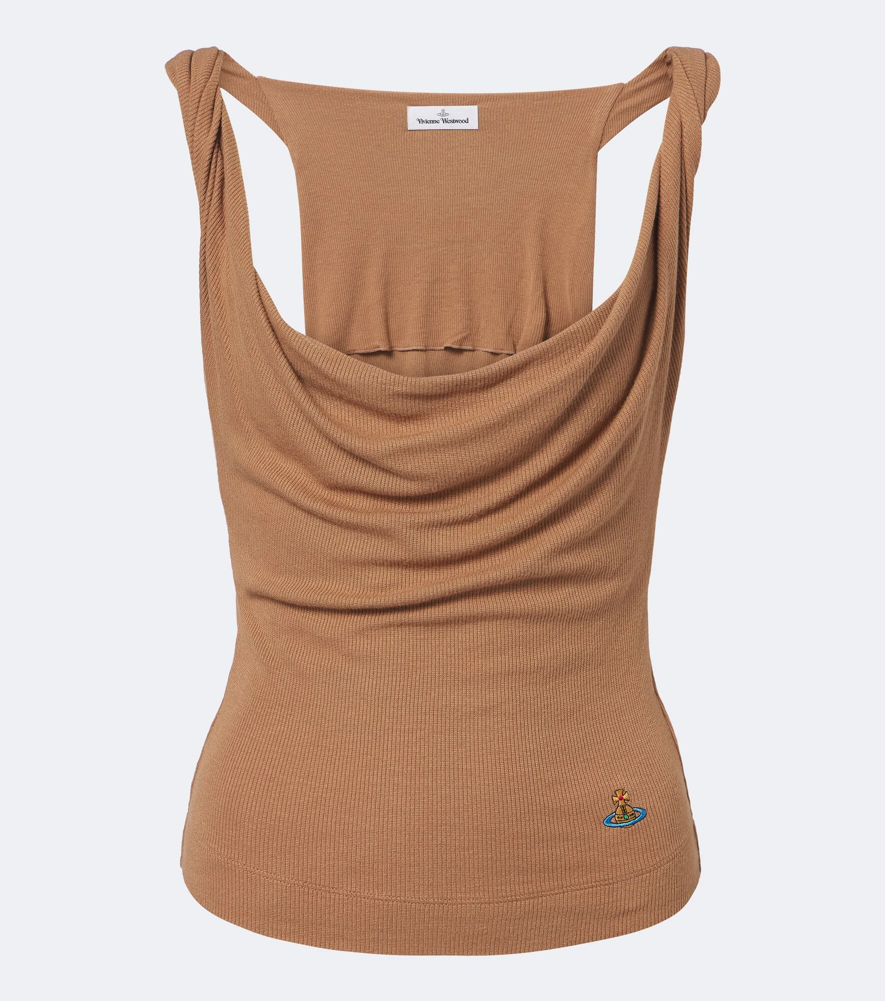 Anna draped knitted tank top - 1