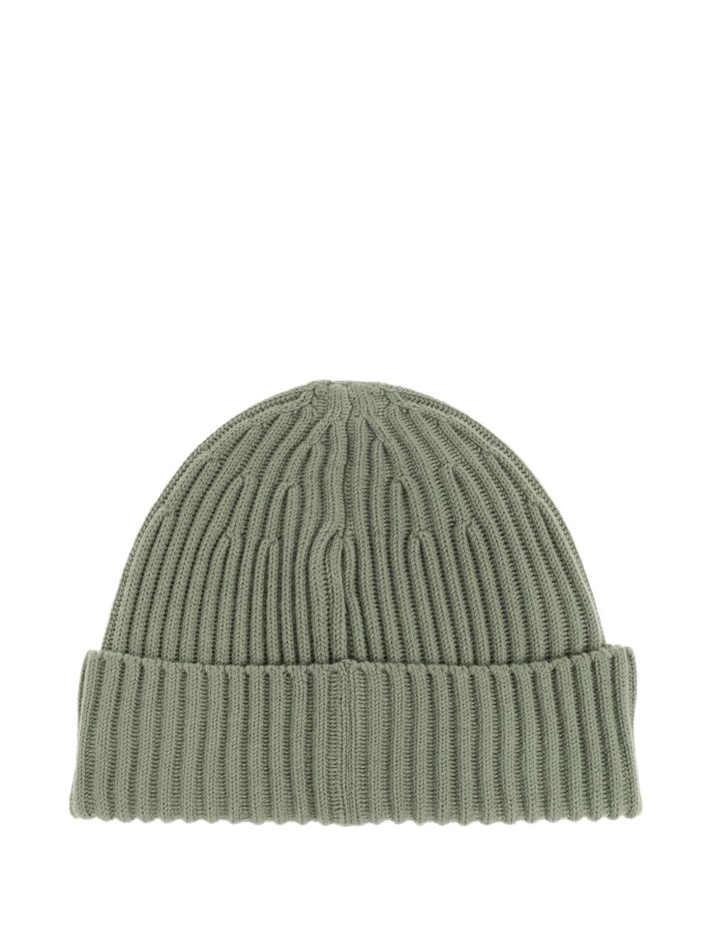 rib-knit logo-patch beanie - 2