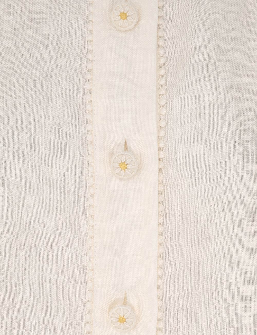 EVERLEY FLOWER TRIM SHIRT - 6