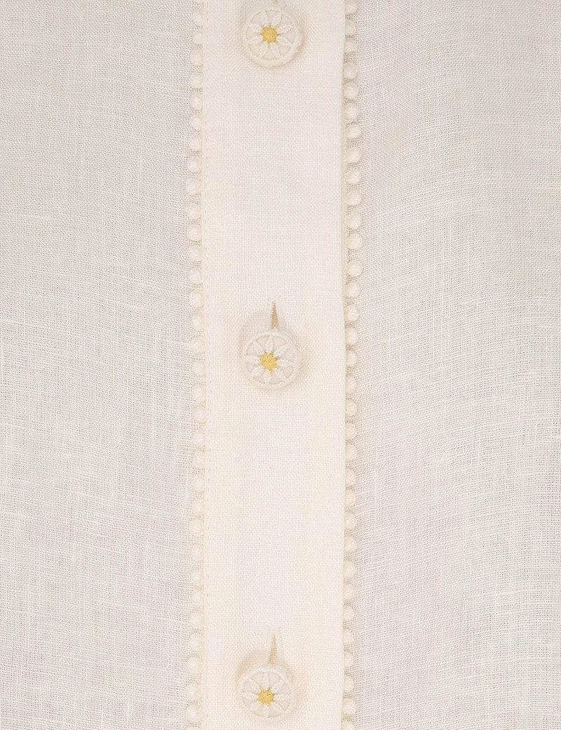 EVERLEY FLOWER TRIM SHIRT 6