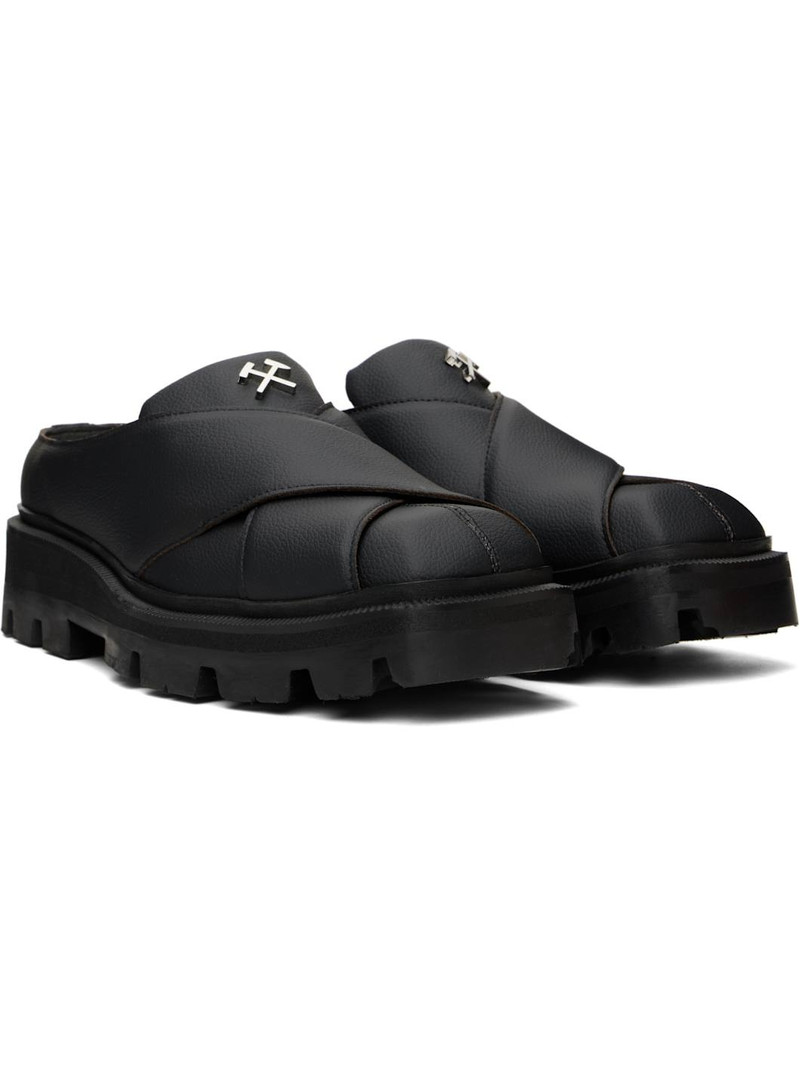 Black Basim Crossover Mules 4
