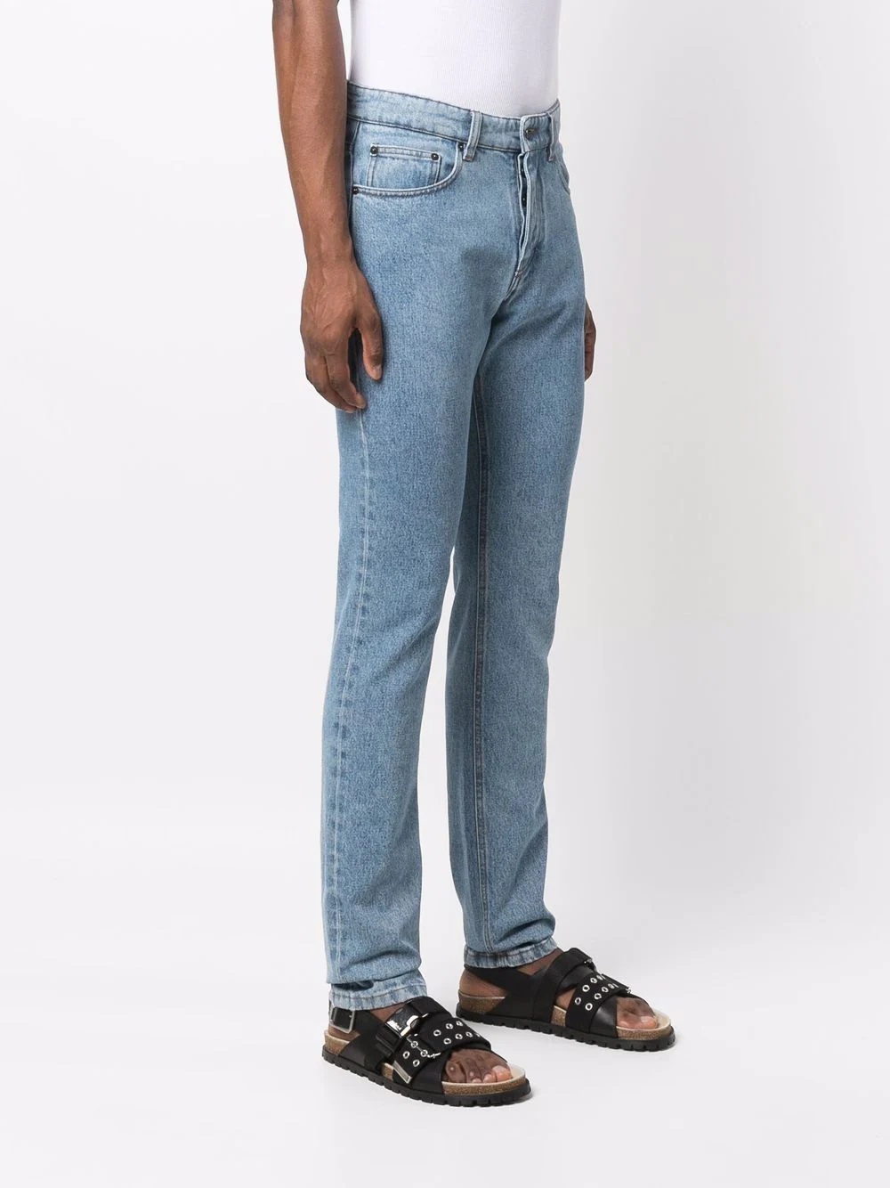 mid-rise straight-leg jeans - 3