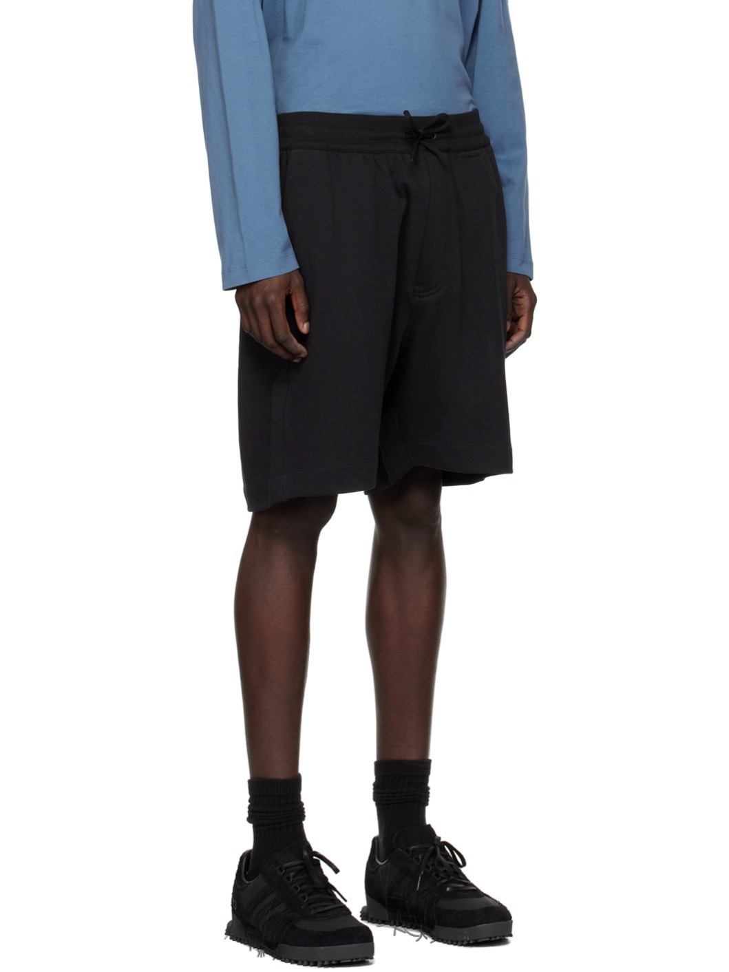 Black Bonded Shorts - 2