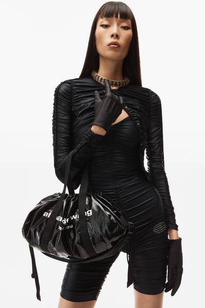Alexander Wang PRIMAL DUFFEL IN SHINY NAPPA LEATHER outlook