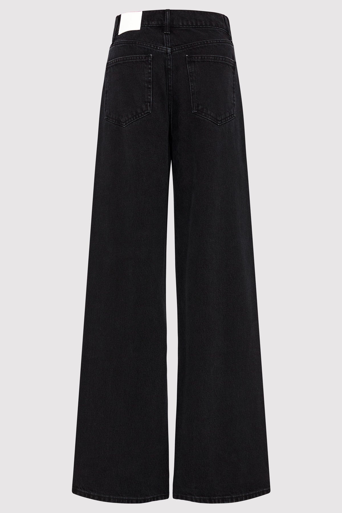 Mid Rise Wide Leg - Washed Black - 6