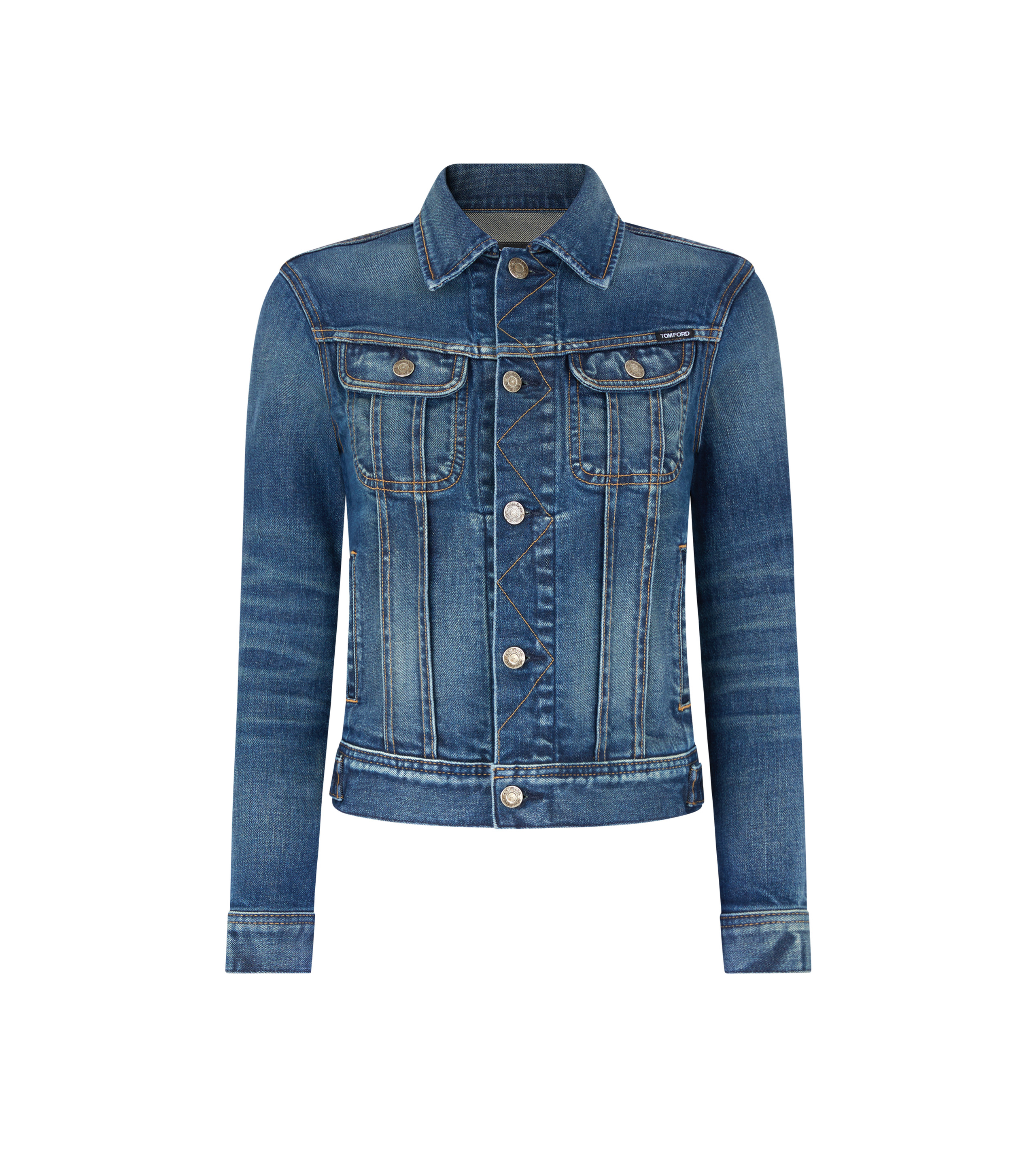 COMFORT STONE WASHED DENIM JACKET - 1