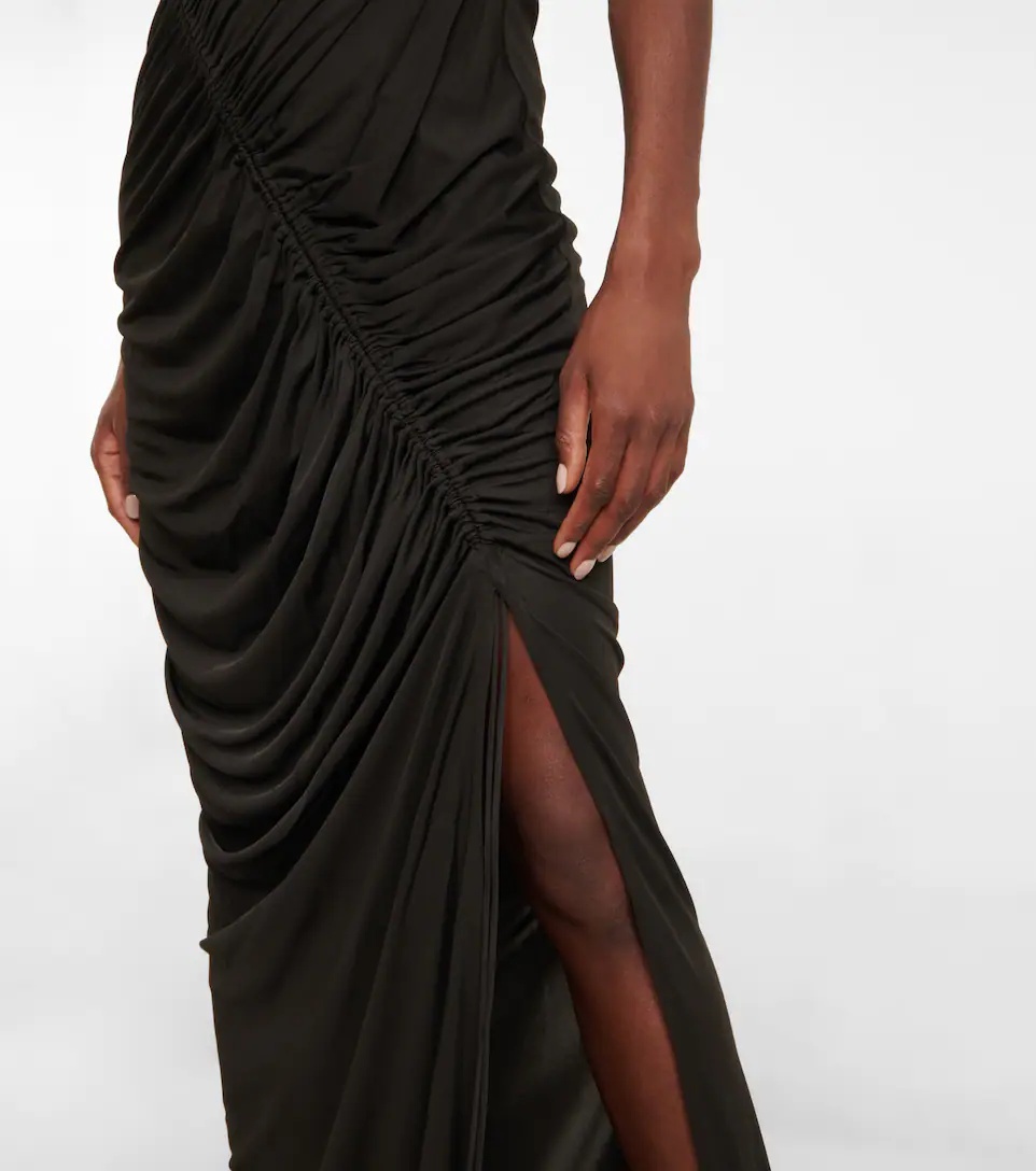 Ruched jersey maxi dress - 5