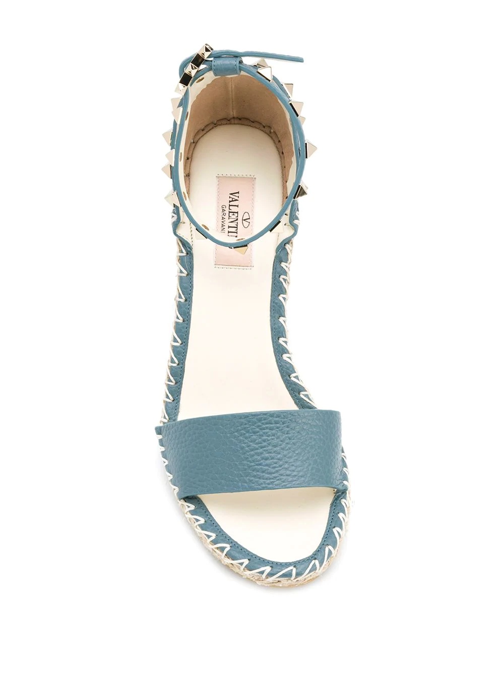 Rockstud 100mm wedge espadrilles - 4