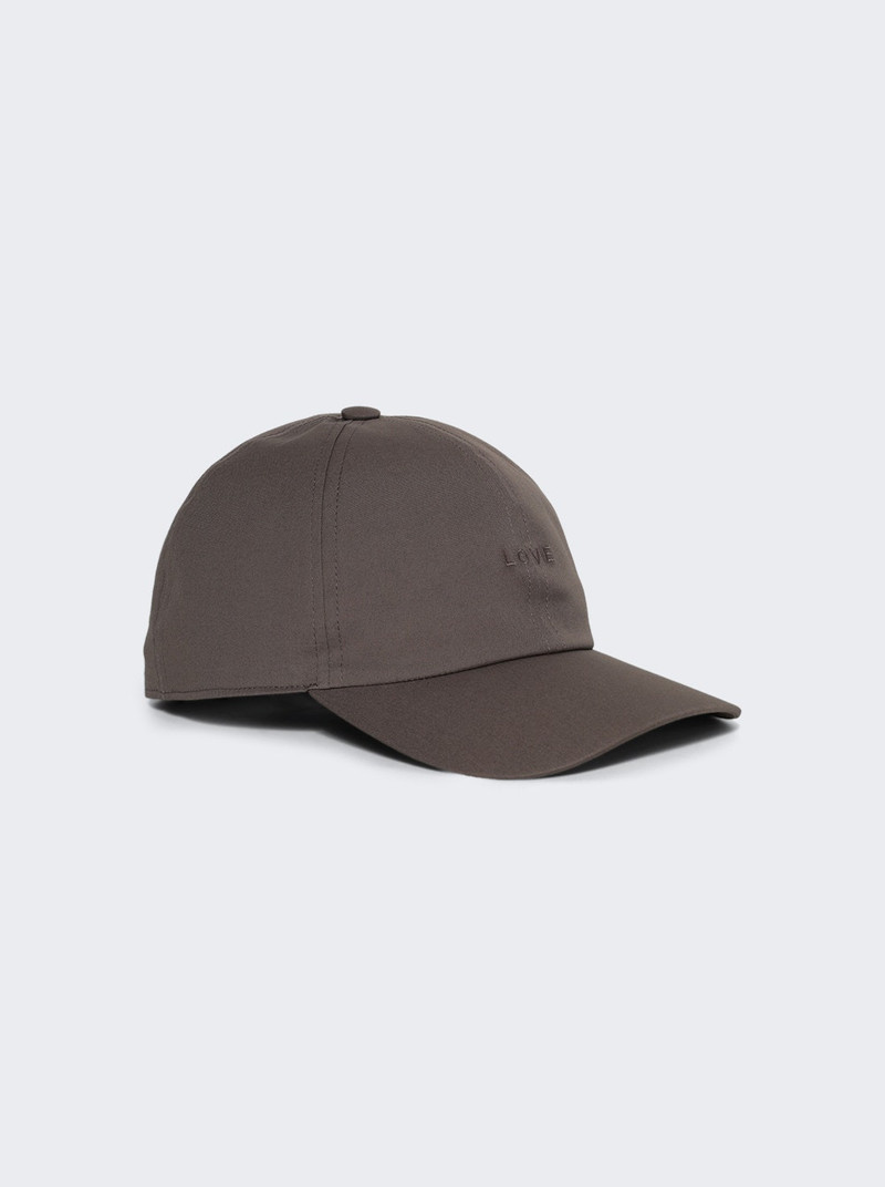 Rick Owens Love Baseball Cap Dust And Pearl outlook