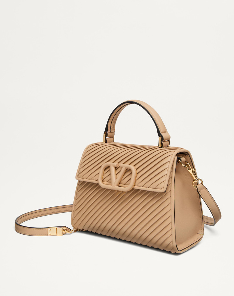 VALENTINO GARAVANI VSLING SMALL HANDBAG IN PLEATED NAPPA LEATHER 5