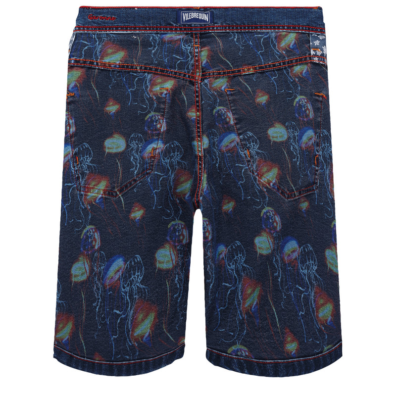 Men 5-Pockets Denim Bermuda Neo Medusa 3